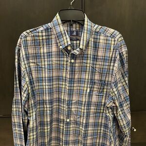 Johnnie O plaid button down